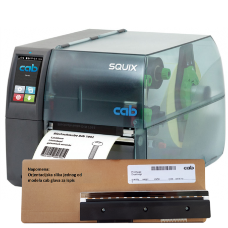 Glava 6.3/200 za Squix printere