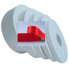 saten crveni 20x200 - 62 - saten crvena traka,...