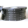 Poliester-saten crna 25x200 - 60 - Poliester-saten traka, crna...